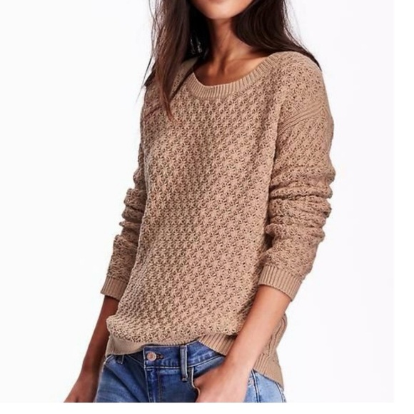 Old Navy Sweaters - Old Navy Popcorn Stitch Knit Sweater Women’s XL Textured Winter Cozy Cottage